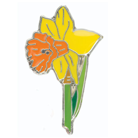 Daffodil Pin Badge