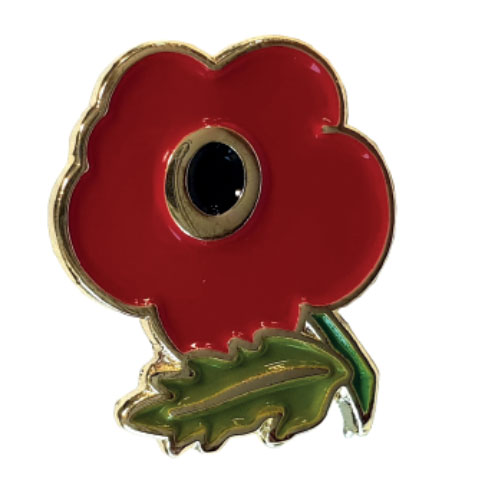 Small Lapel Poppy badge